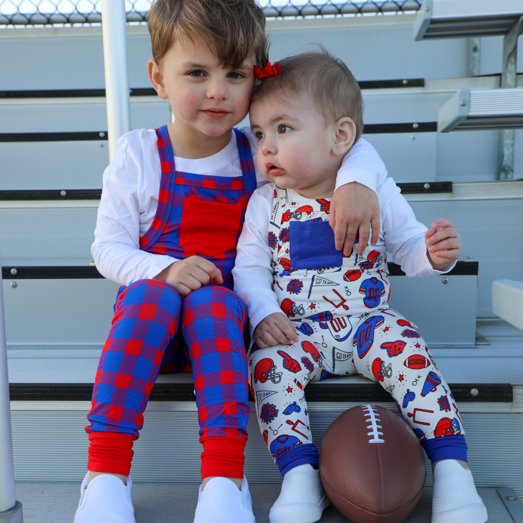 Buffalo Plaid Overalls