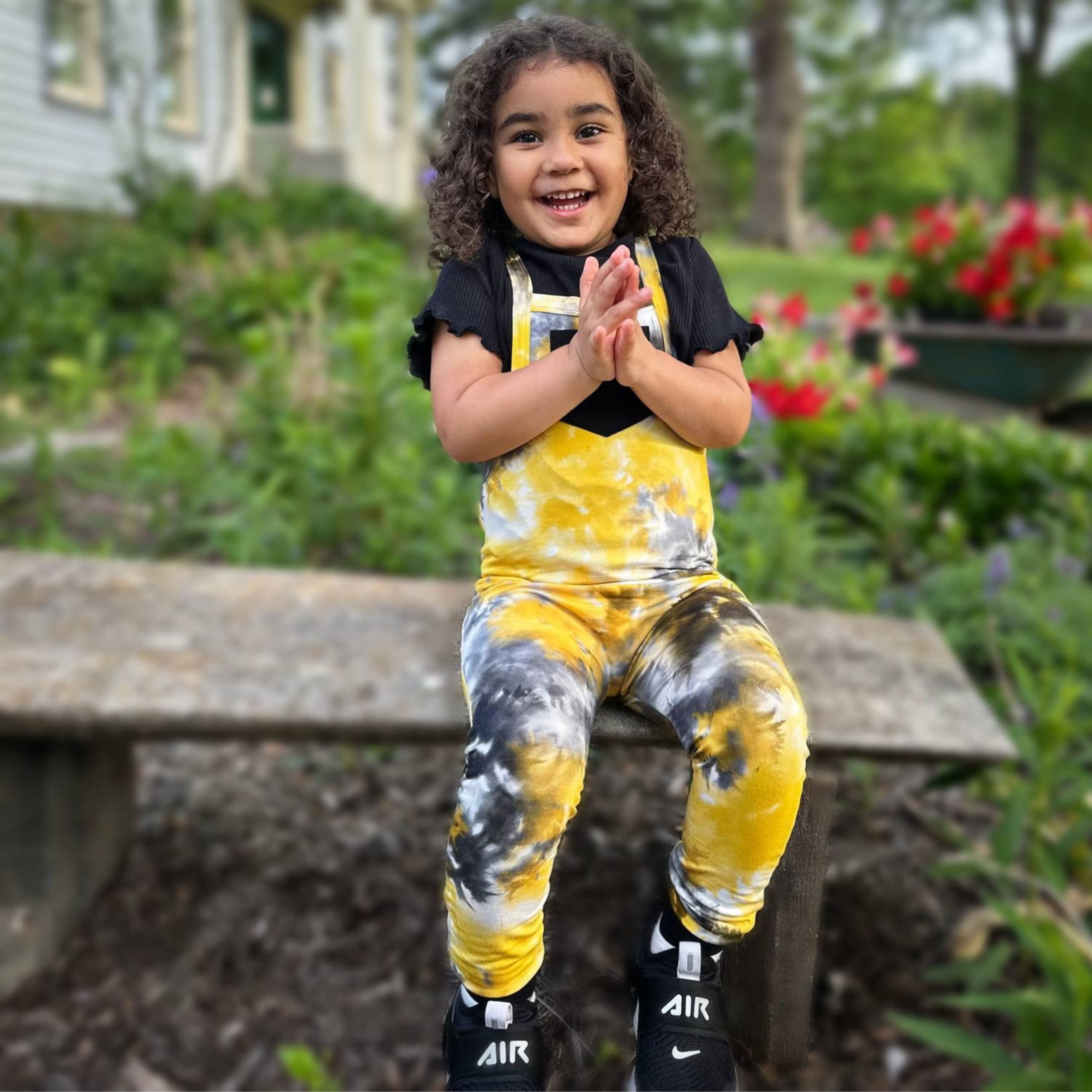 Pittsburgh Tie Dye Bamboo Overalls