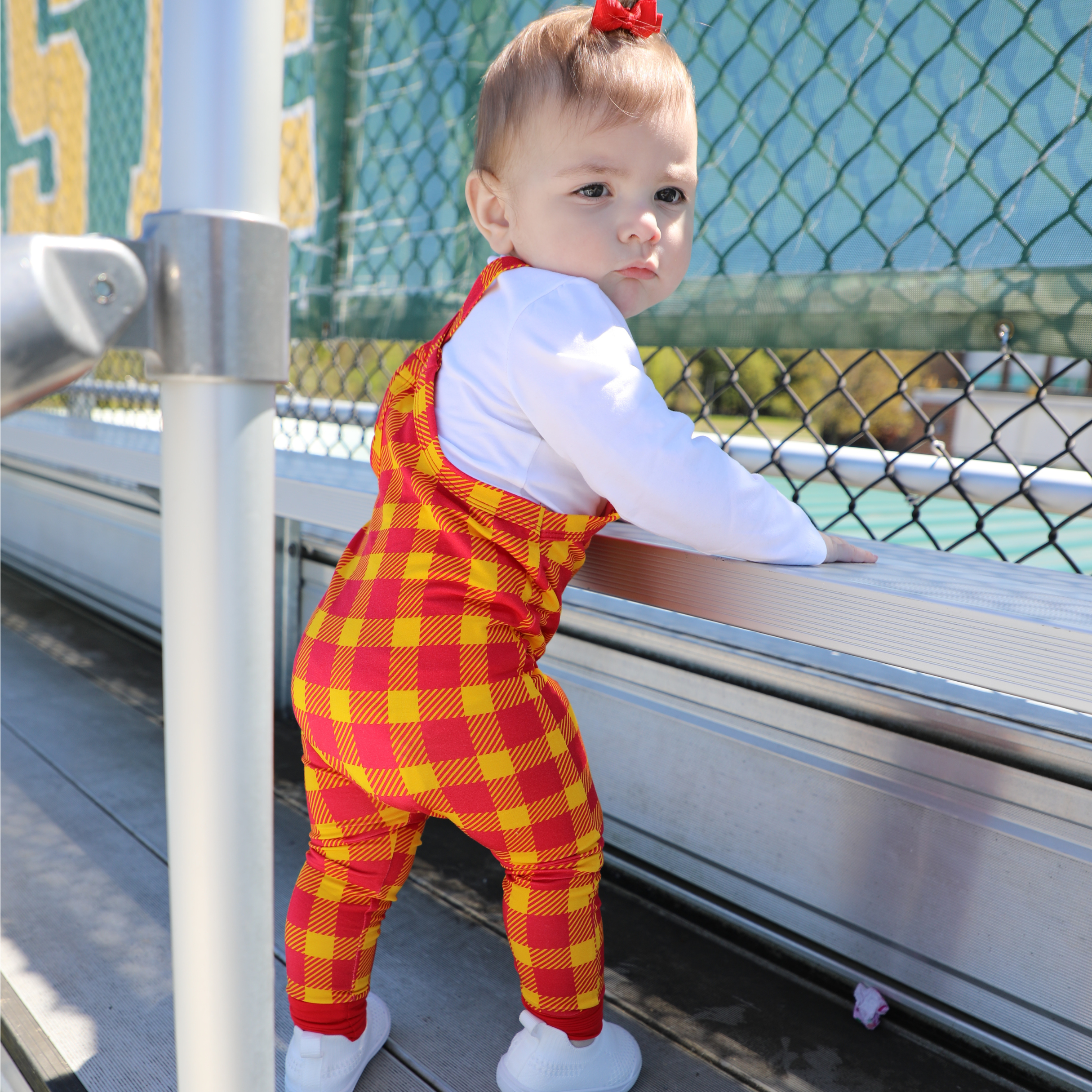 Kansas City Plaid Overalls