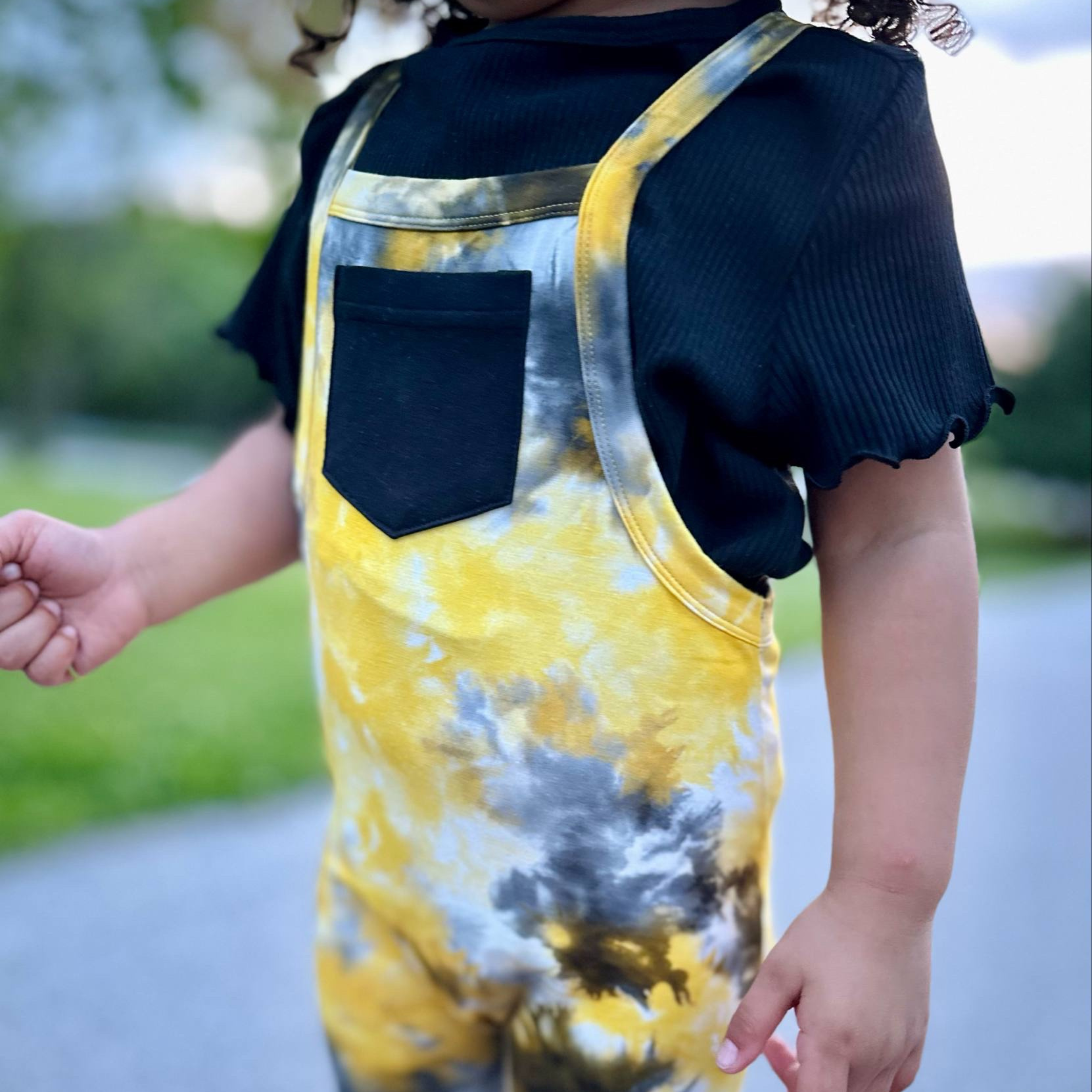 Pittsburgh Tie Dye Bamboo Overalls