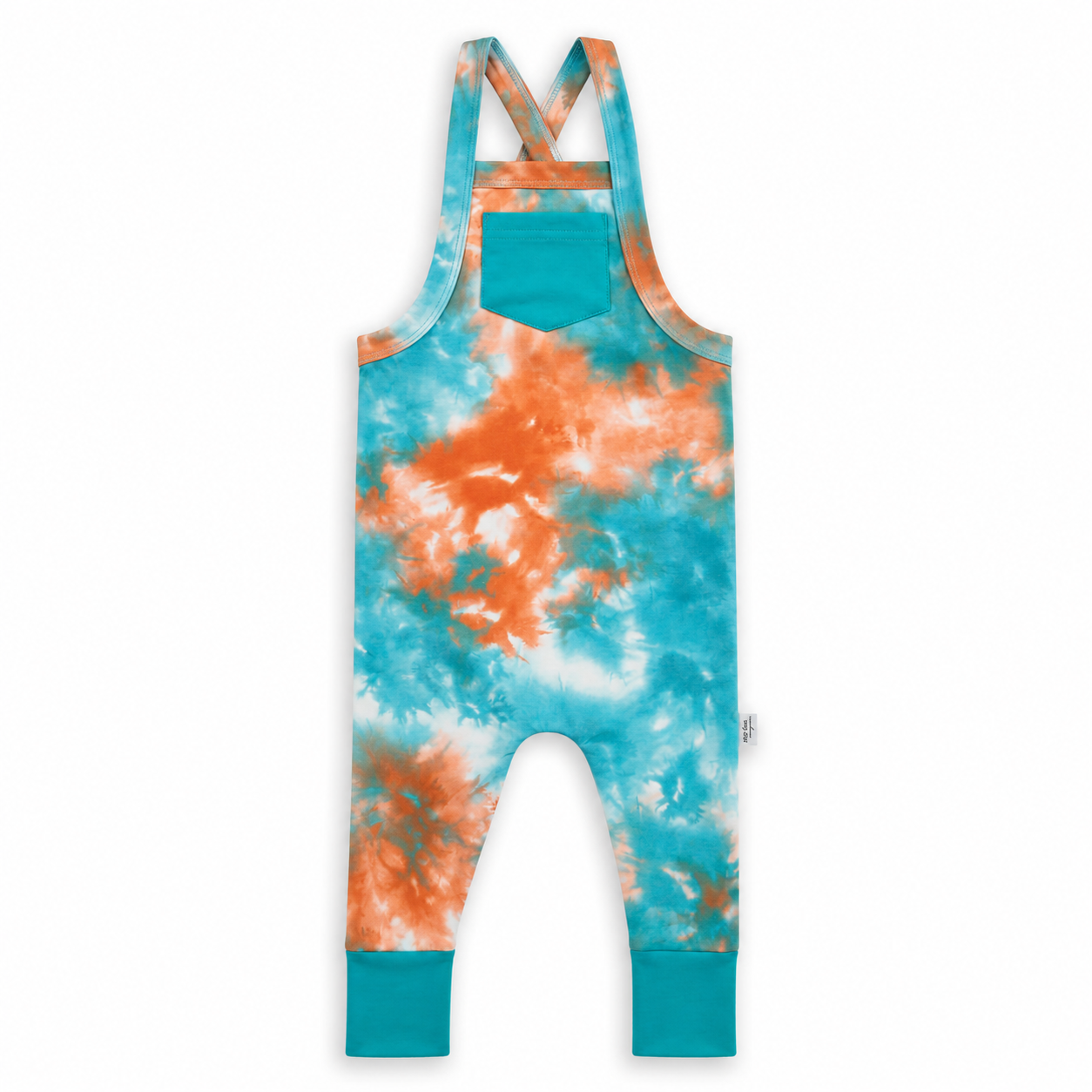 Miami Tie Dye Bamboo Overalls