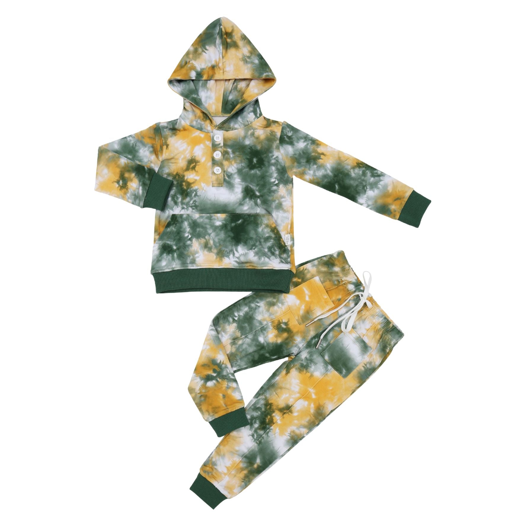 Green Bay Tie Dye Bamboo Tracksuit