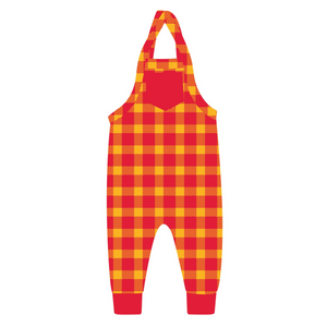 Kansas City Plaid Overalls