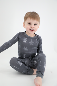 Buffalo City Icons Two Piece Long Sleeve Pajamas