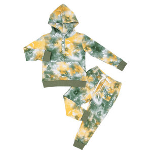 Green Bay Tie Dye Bamboo Tracksuit