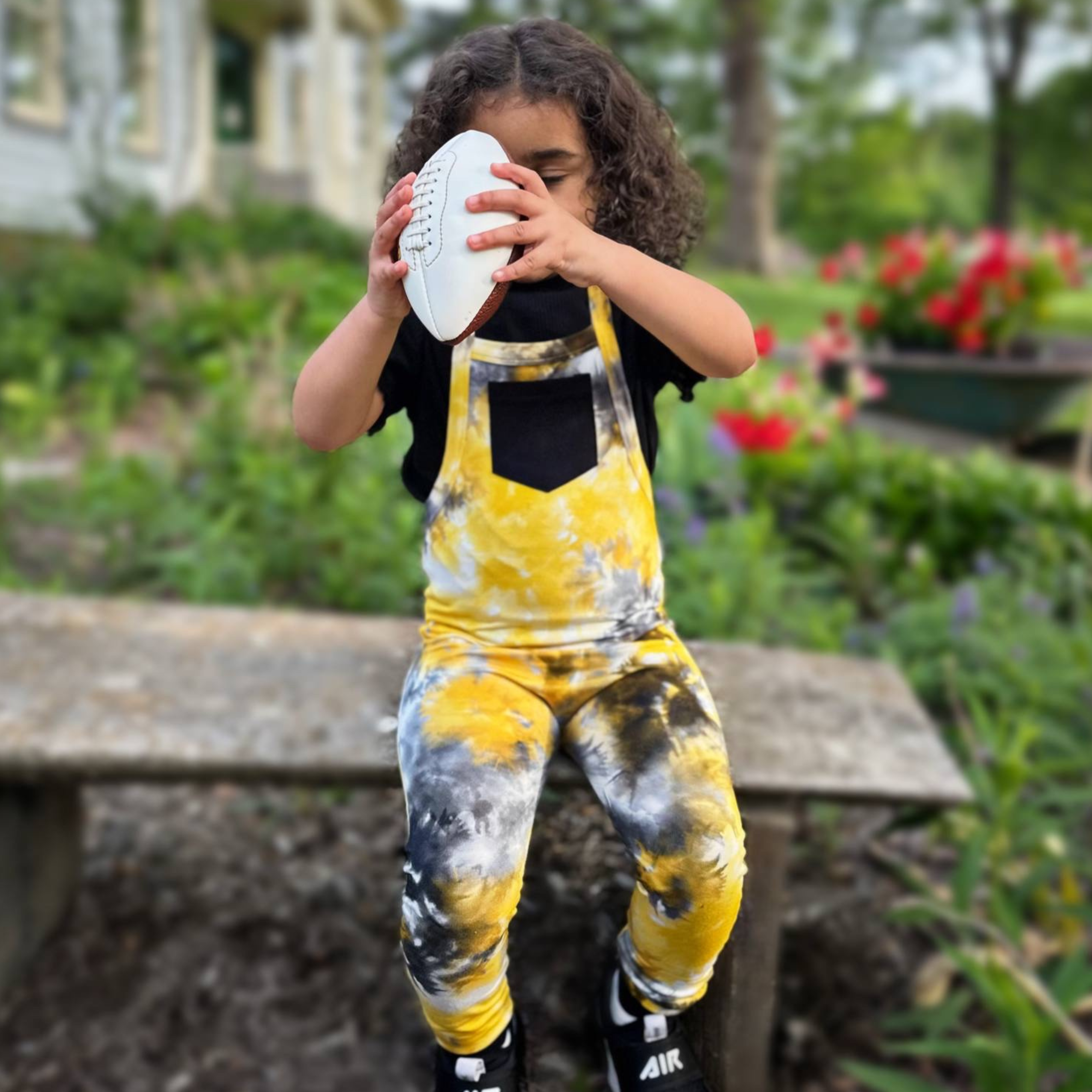 Pittsburgh Tie Dye Bamboo Overalls