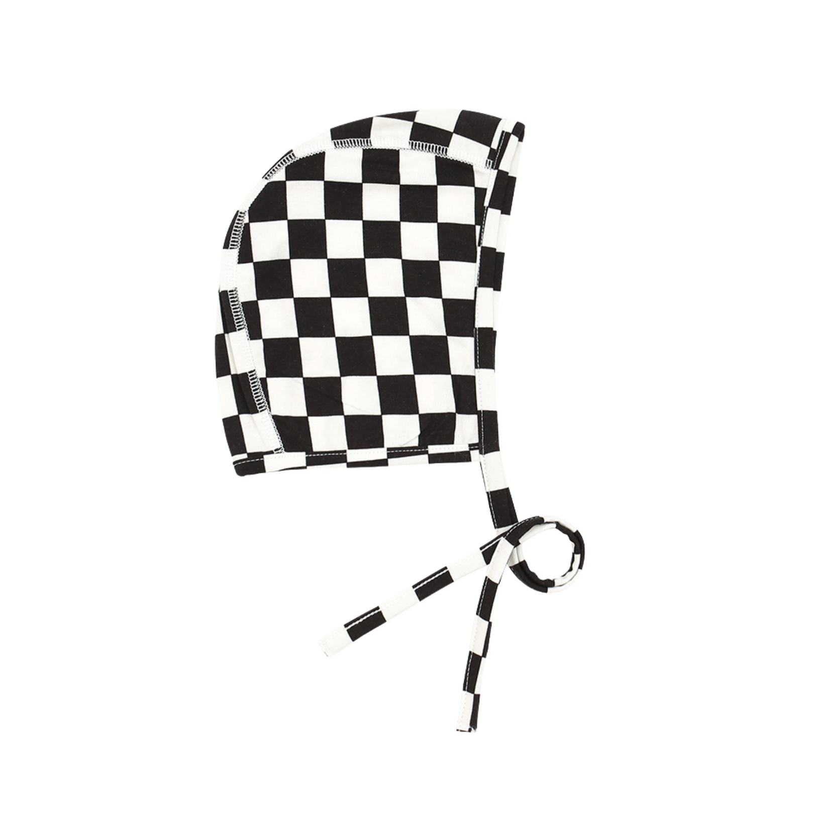 Black & White Checkerboard Bonnet