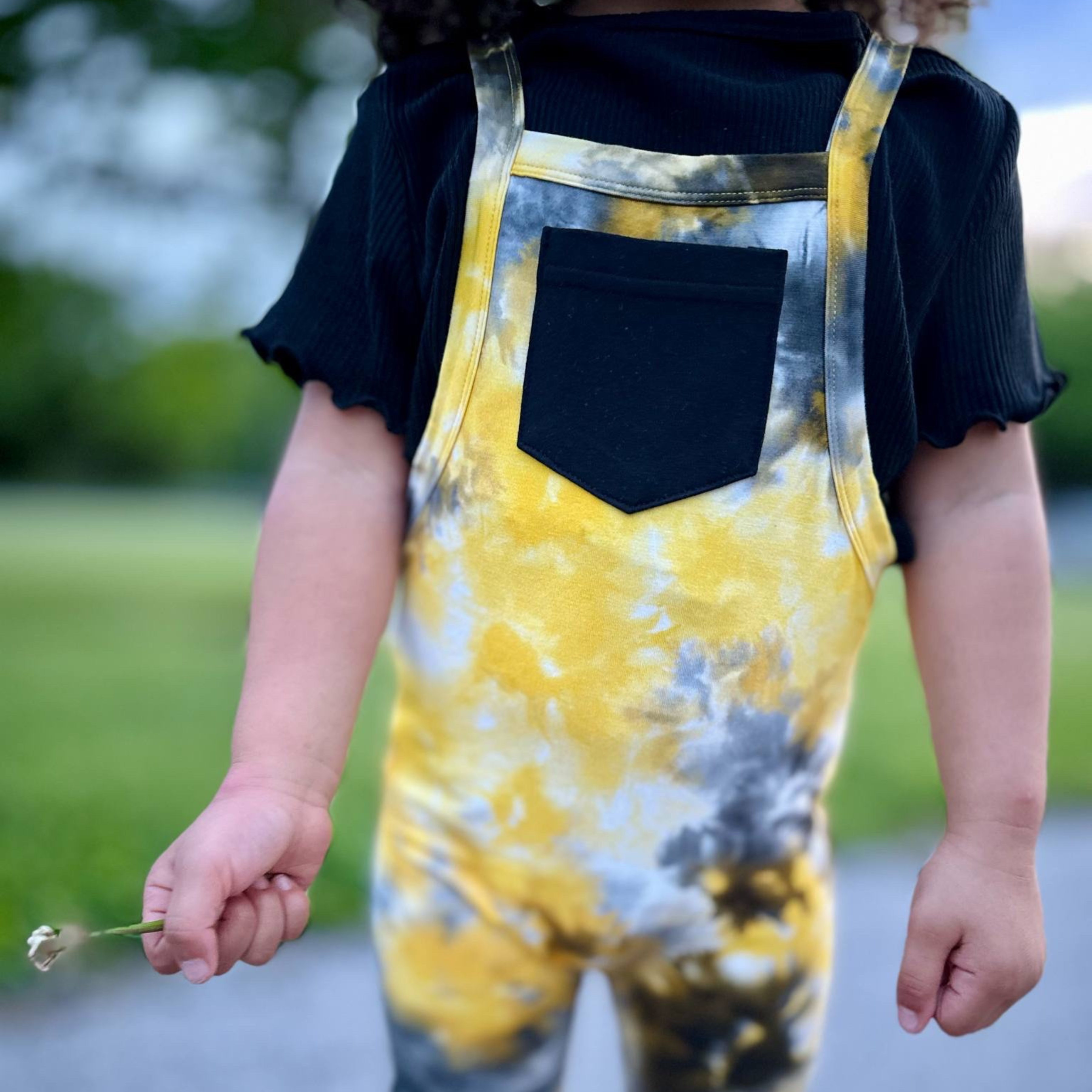 Pittsburgh Tie Dye Bamboo Overalls