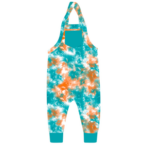 Miami Tie Dye Bamboo Overalls