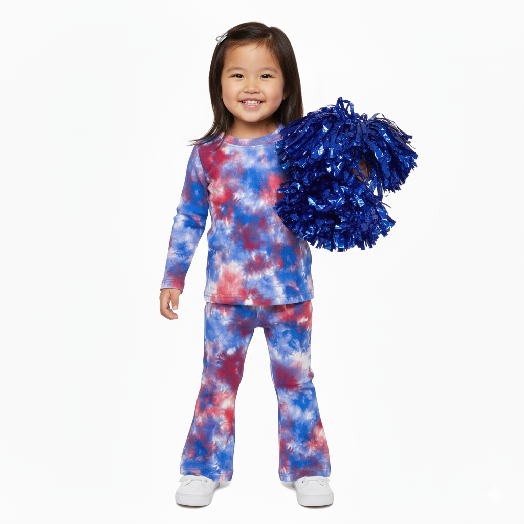 Game Day Girlie Ribbed Flare Set