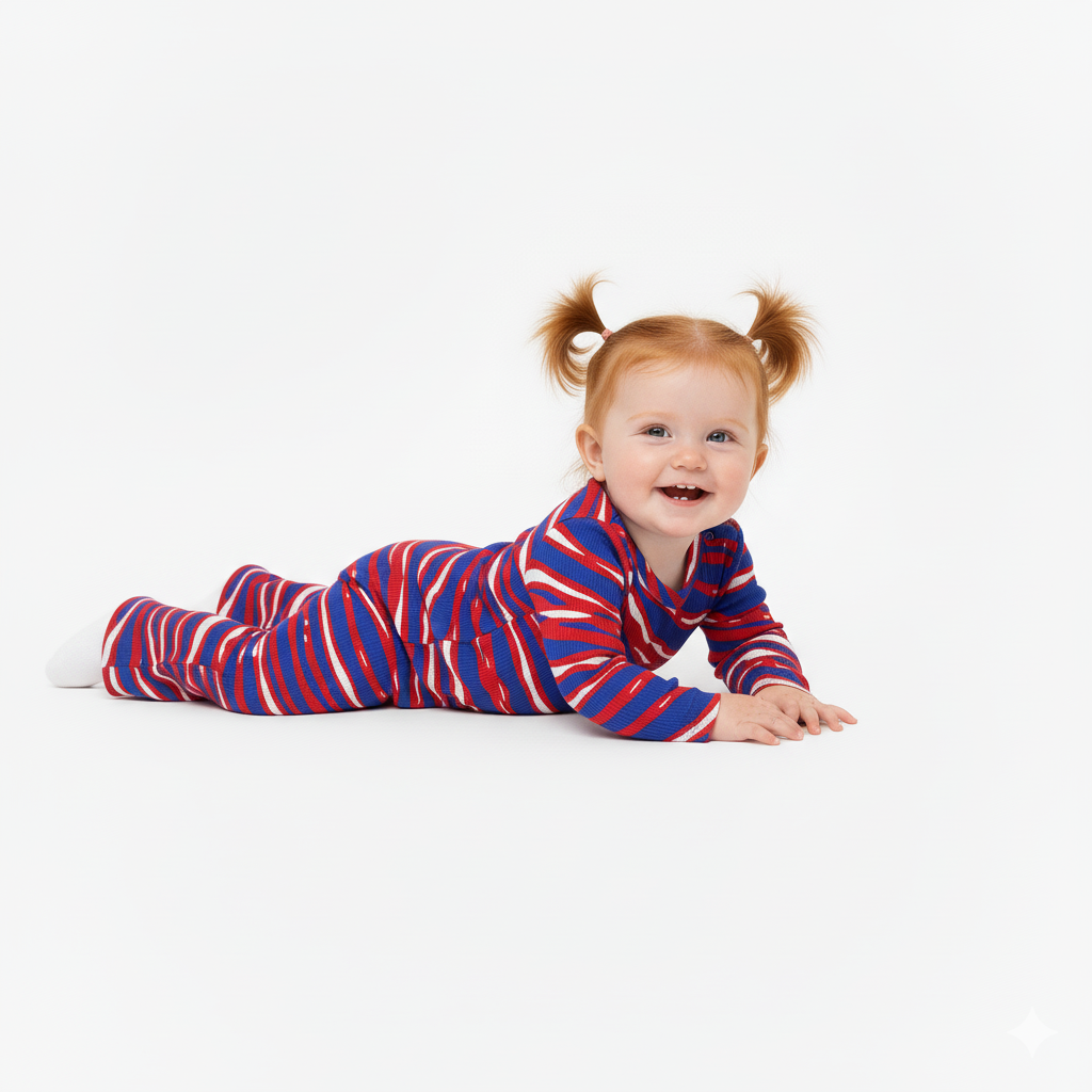 Buffalo Game Day Girlie Ribbed Flare Set