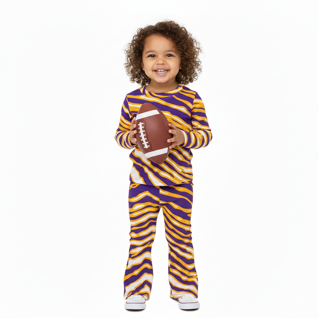 Minnesota Game Day Girlie Ribbed Flare Set