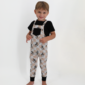 Monochrome Magic Bamboo Overalls