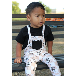 Monochrome Magic Bamboo Overalls