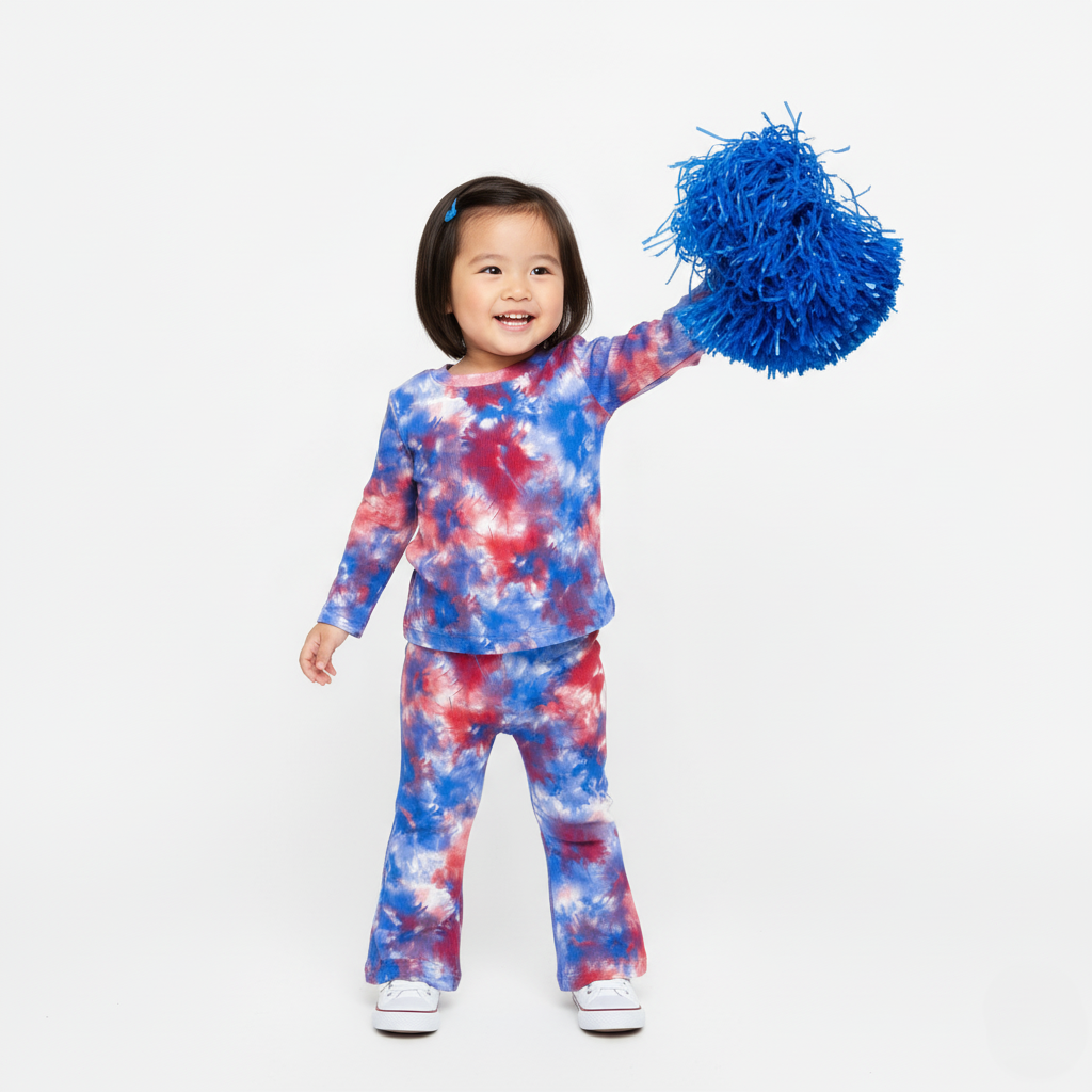 Game Day Girlie Ribbed Flare Set